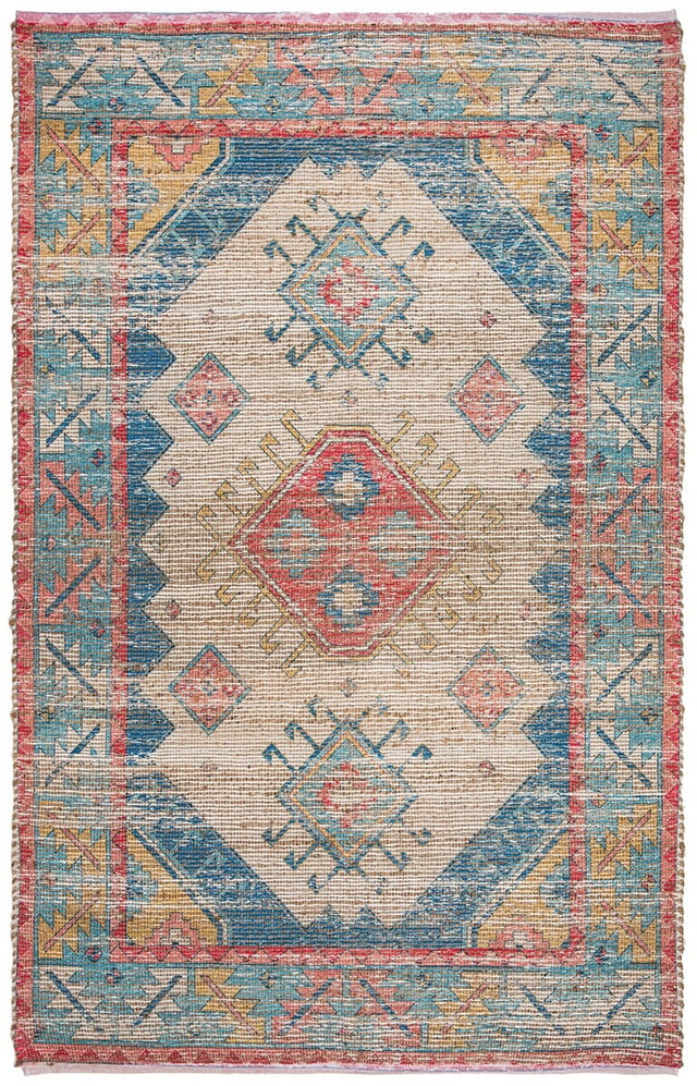 Safavieh Saffron Sfn509A Cream / Blue Rugs.