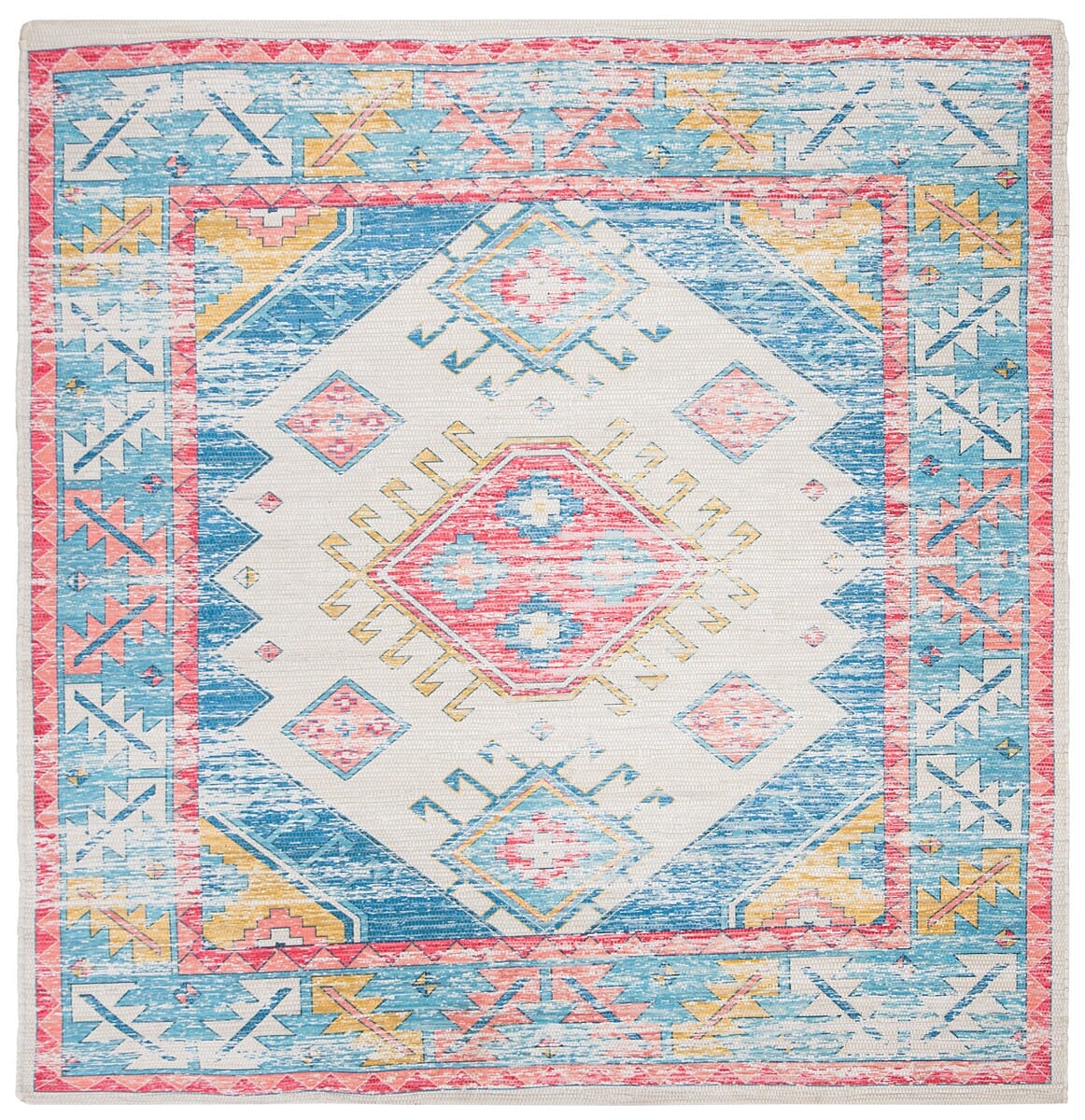 Safavieh Saffron Sfn509A Cream / Blue Rugs.