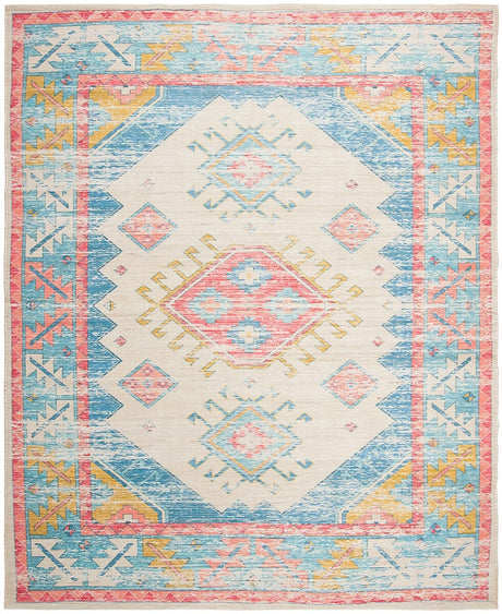 Safavieh Saffron Sfn509A Cream / Blue Rugs.