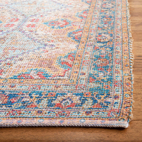 Safavieh Saffron Sfn511P Rust / Blue Rugs.
