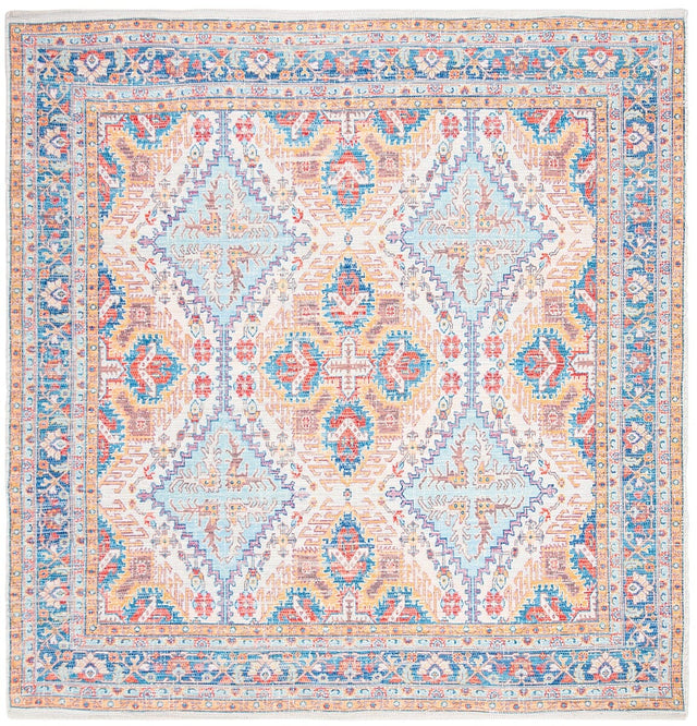 Safavieh Saffron Sfn511P Rust / Blue Rugs.
