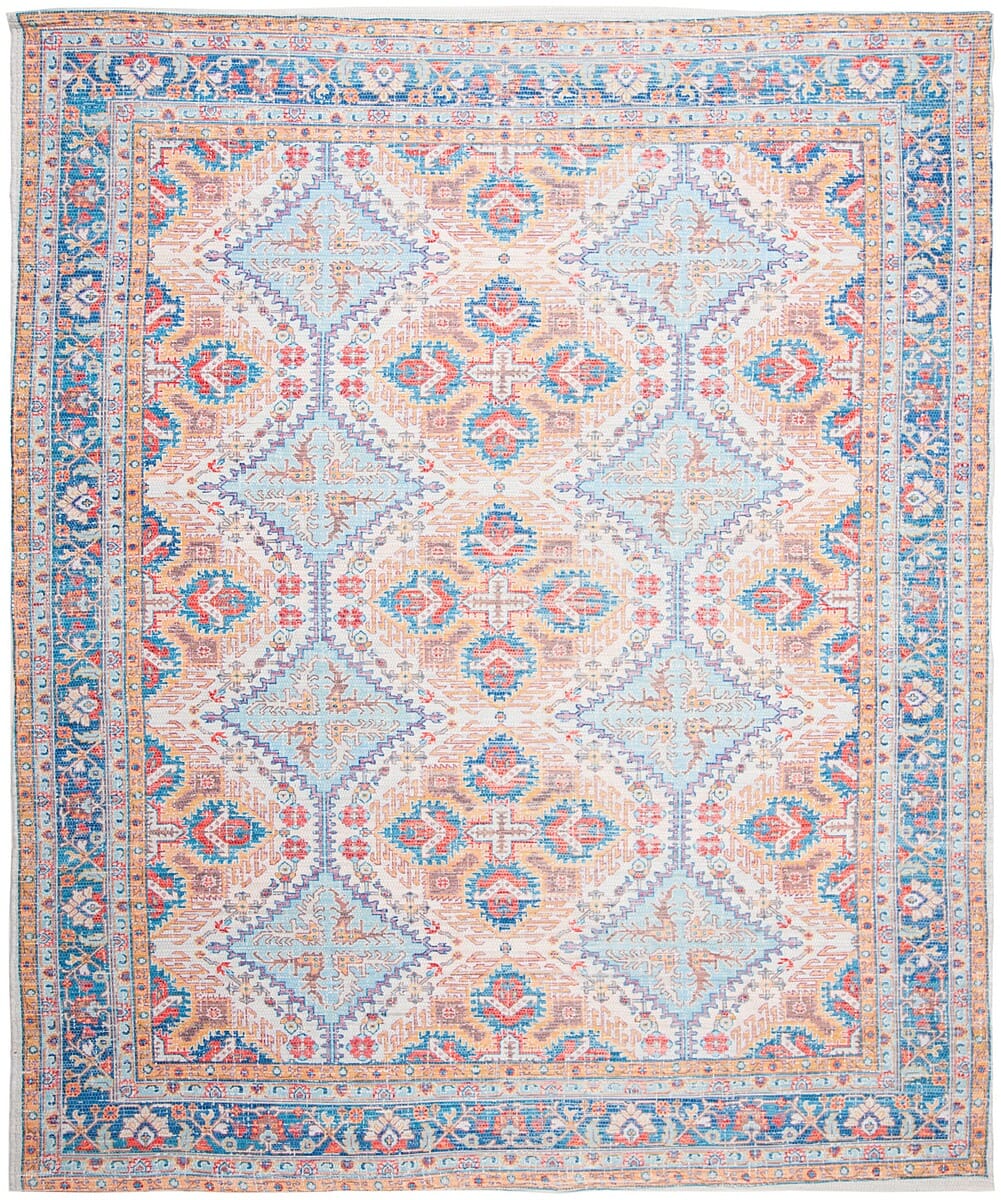 Safavieh Saffron Sfn511P Rust / Blue Rugs.