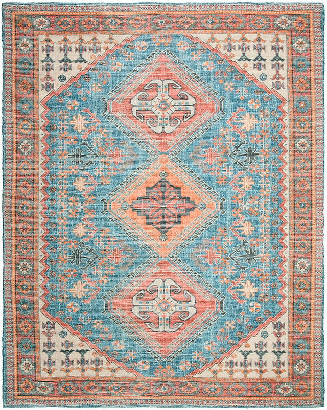 Safavieh Saffron Sfn512N Navy / Red Rugs.