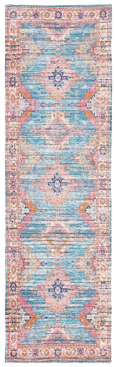 Safavieh Saffron Sfn513P Rust / Blue Rugs.