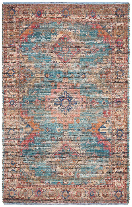 Safavieh Saffron Sfn513P Rust / Blue Rugs.