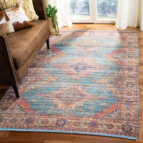 Safavieh Saffron Sfn513P Rust / Blue Rugs.