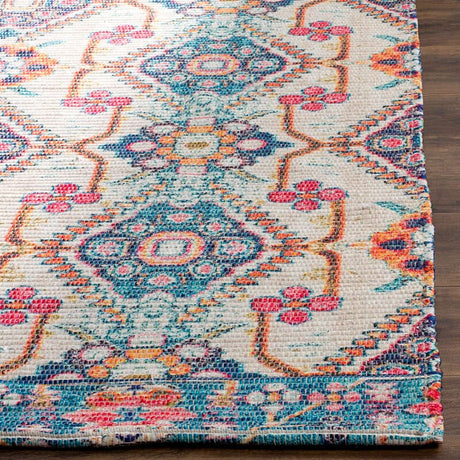 Safavieh Saffron Sfn538A Cream / Blue Rugs.