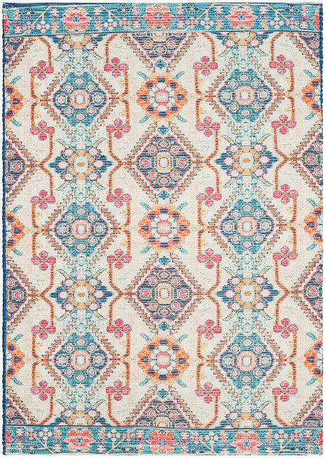 Safavieh Saffron Sfn538A Cream / Blue Rugs.