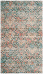Safavieh Saffron Sfn570A Coral/Aqua Rug.