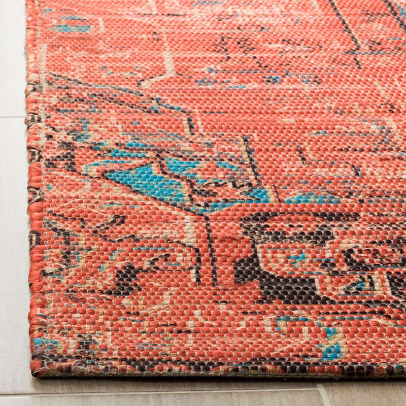 Safavieh Saffron Sfn621P Rust / Blue Rugs.