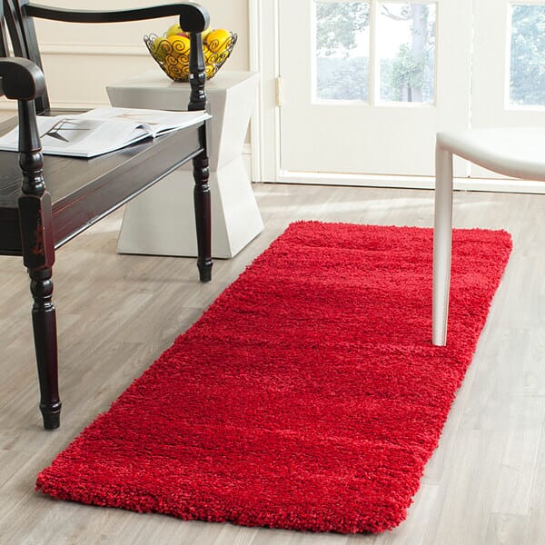 Safavieh Milan Shag Sg180-4040 Red Rugs.