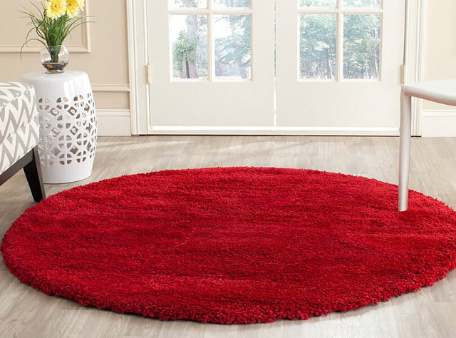 Safavieh Milan Shag Sg180-4040 Red Rugs.