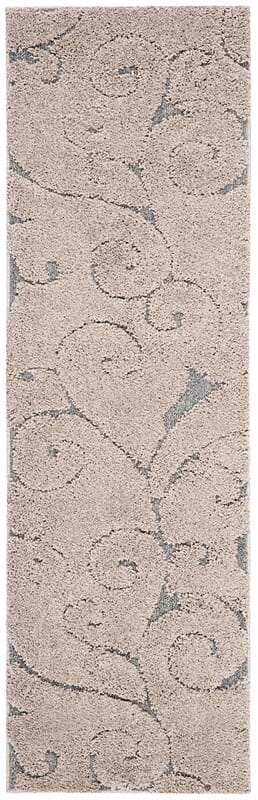 Safavieh Shag Sg455-1160 Cream / Light Blue Rugs.