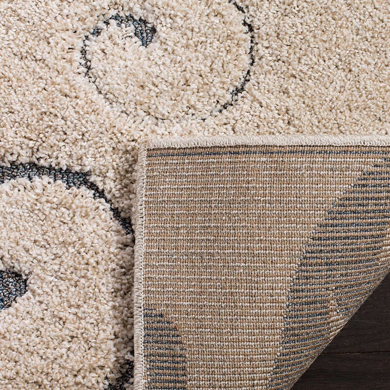Safavieh Shag Sg455-1160 Cream / Light Blue Rugs.