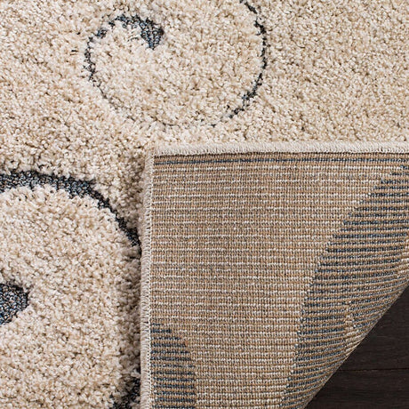 Safavieh Shag Sg455-1160 Cream / Light Blue Rugs.