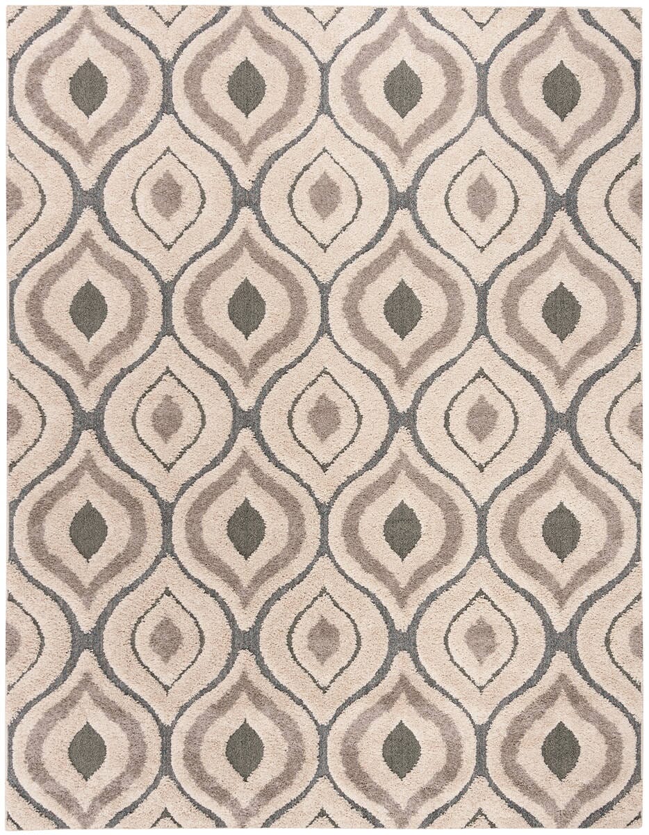 Safavieh Shag Sg461-1160 Cream / Light Blue Rugs.