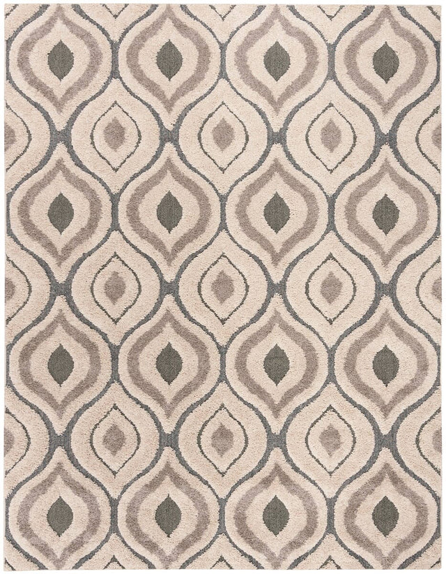 Safavieh Shag Sg461-1160 Cream / Light Blue Rugs.