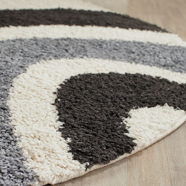 Safavieh Shag Sg915-1280 Ivory / Grey Rugs.