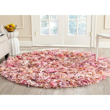 Safavieh Shag Sg951P Ivory / Pink Rugs.
