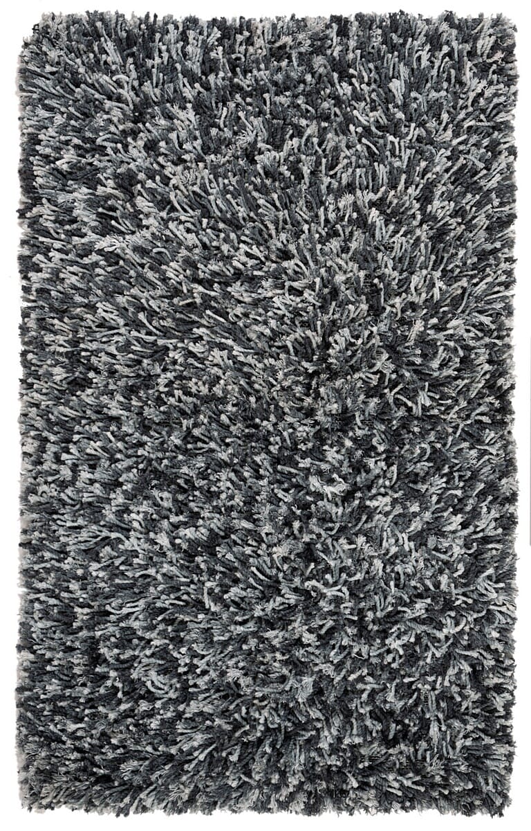 Safavieh Rio Shag Sg960H Black / Ivory Rugs.