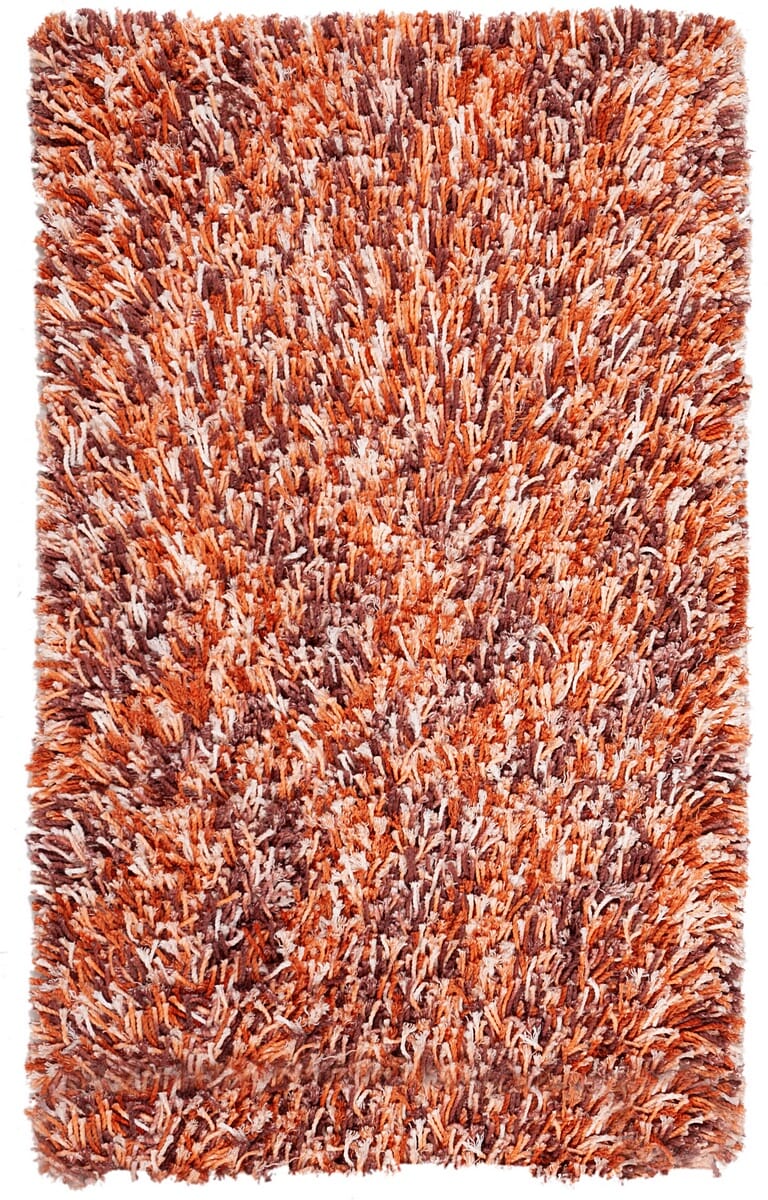 Safavieh Rio Shag Sg960P Rust / Ivory Rugs.