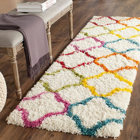 Safavieh Safavieh Kids Shag Sgk563A Ivory / Multi Rugs.
