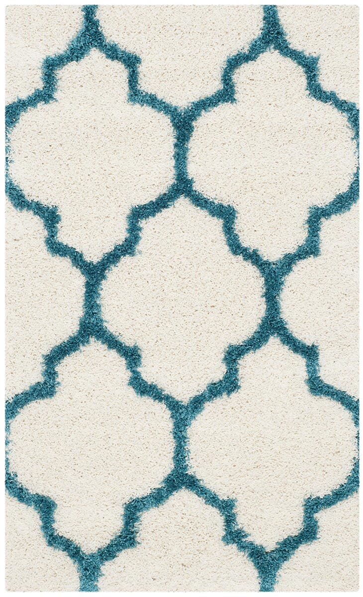 Safavieh Safavieh Kids Shag Sgk566C Ivory / Blue Rugs.