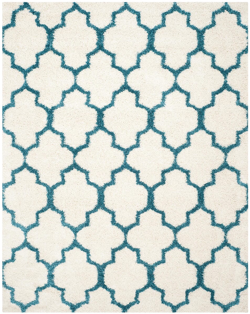 Safavieh Safavieh Kids Shag Sgk569C Ivory / Blue Rugs.