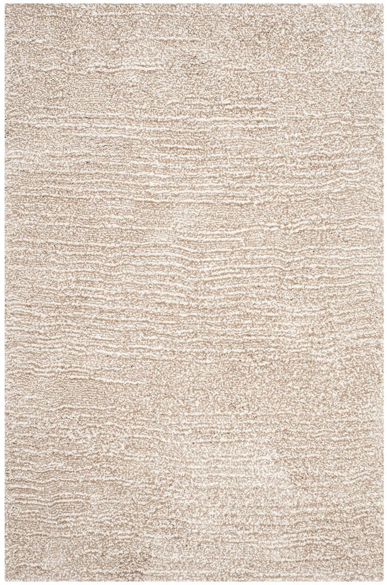 Safavieh Ultimate Shag Sgu211C Sand / Ivory Rugs.