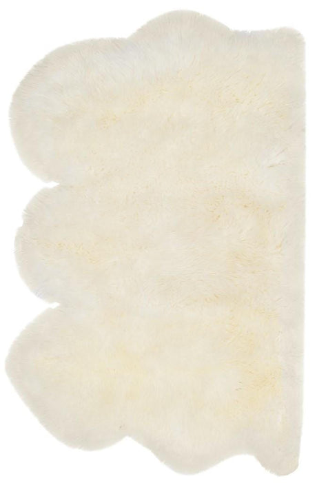 Safavieh Sheepskin Shag Shs121A White Rugs.