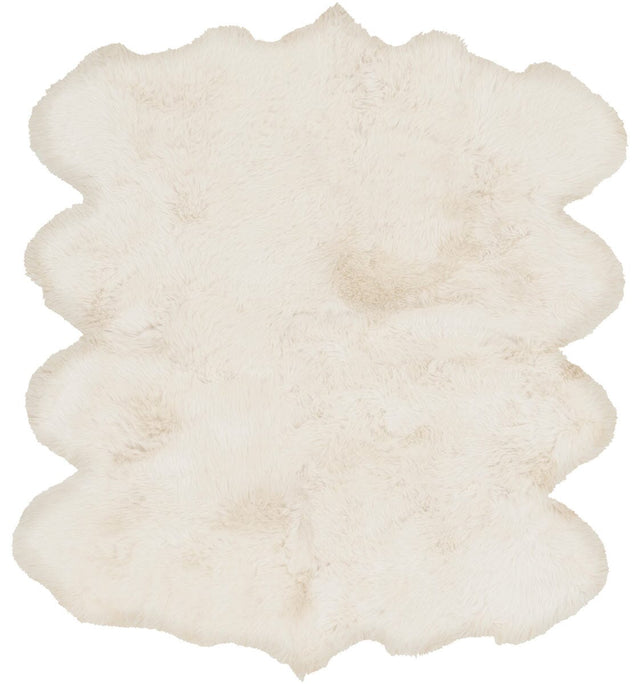 Surya Sheepskin Shs-9600 White Rugs.