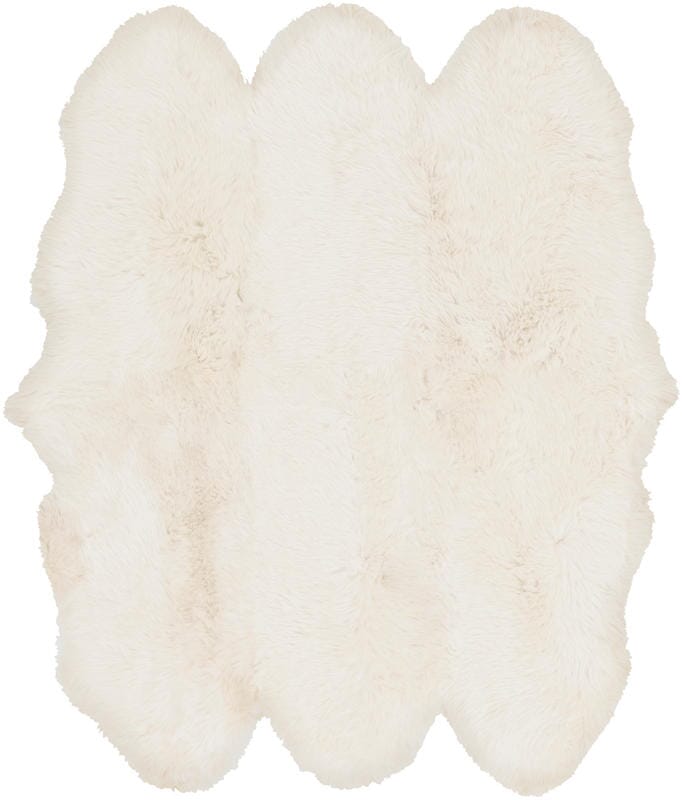 Surya Sheepskin Shs-9600 White Rugs.