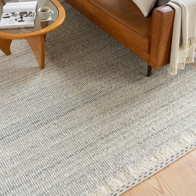 Surya Sadie Sid-2303 Denim, Cream, Beige, Medium Gray Rugs.
