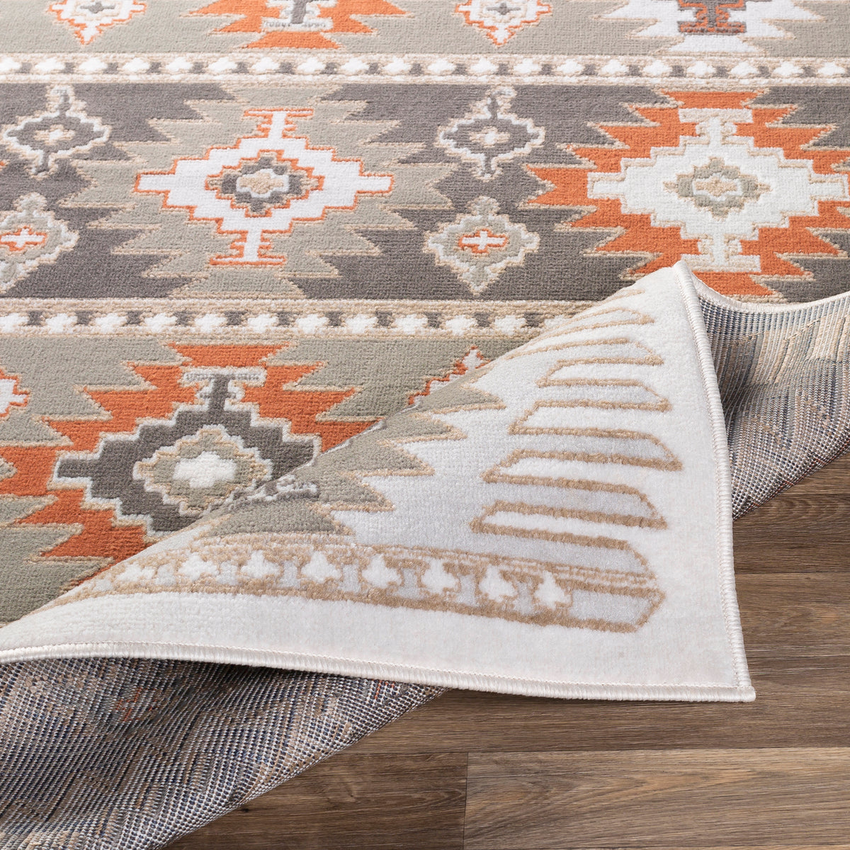 Surya Skagen Skg-2303 Light Gray, Silver Gray, Terracotta, Charcoal Rugs.