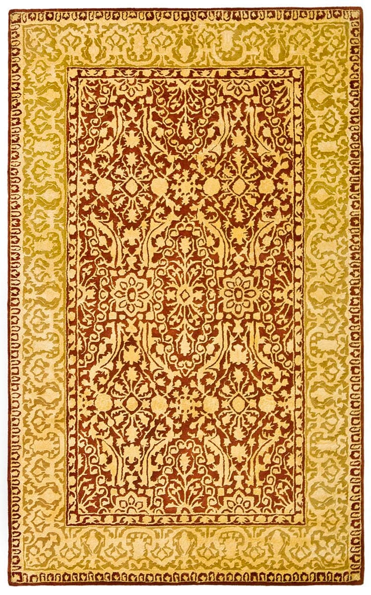 Safavieh Silk Road Skr213G Maroon / Ivory Rugs