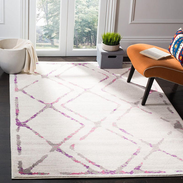 Safavieh Skyler Sky197F Ivory / Pink Rugs.