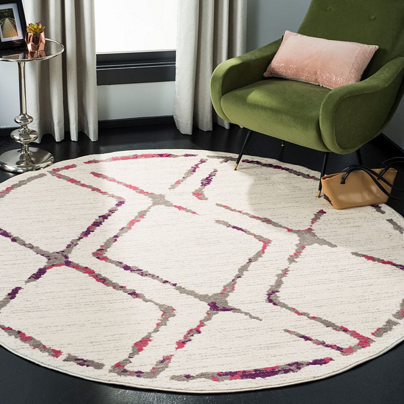 Safavieh Skyler Sky197F Ivory / Pink Rugs.