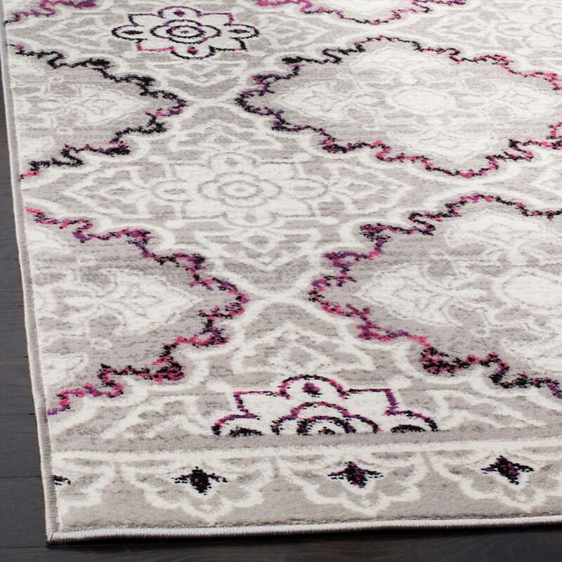 Safavieh Skyler Sky199P Grey / Pink Rugs.