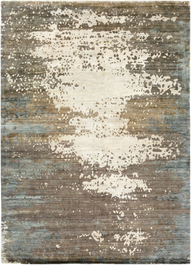 Surya Slice Of Nature Sli-6404 Wenge / Oyster Gray / Jet Black Rugs.