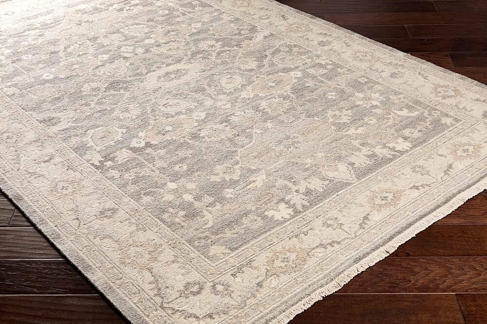 Surya Soumek Smk-102 Taupe, Dark Brown, Butter, Cream Rugs.