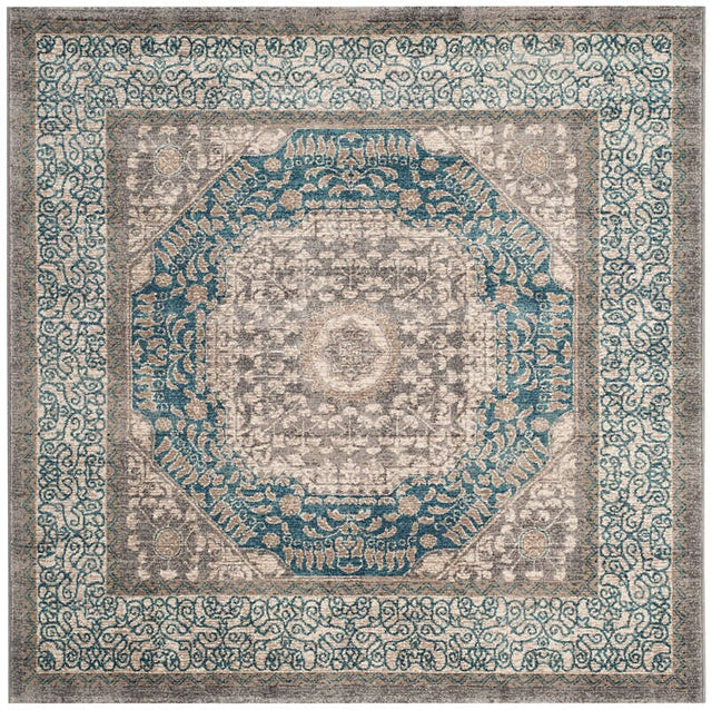 Safavieh Sofia Sof365A Light Grey / Blue Rugs.