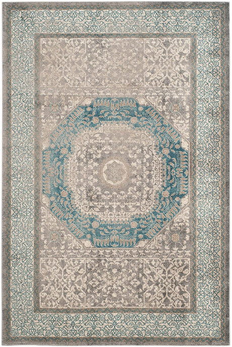 Safavieh Sofia Sof365A Light Grey / Blue Rugs.