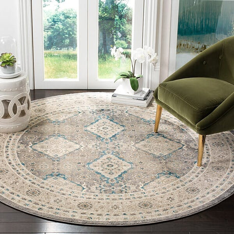 Safavieh Sofia Sof366B Light Grey / Beige Rugs.