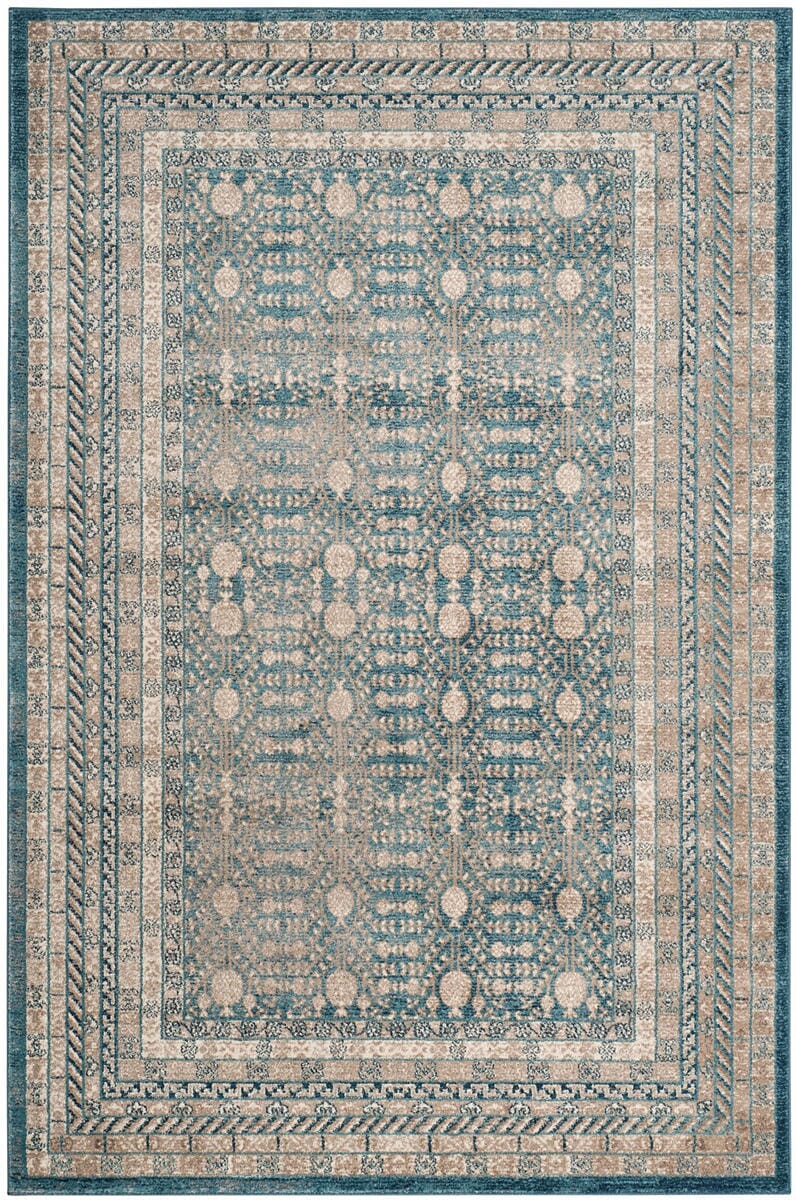 Safavieh Sofia Sof376C Blue / Beige Rugs.