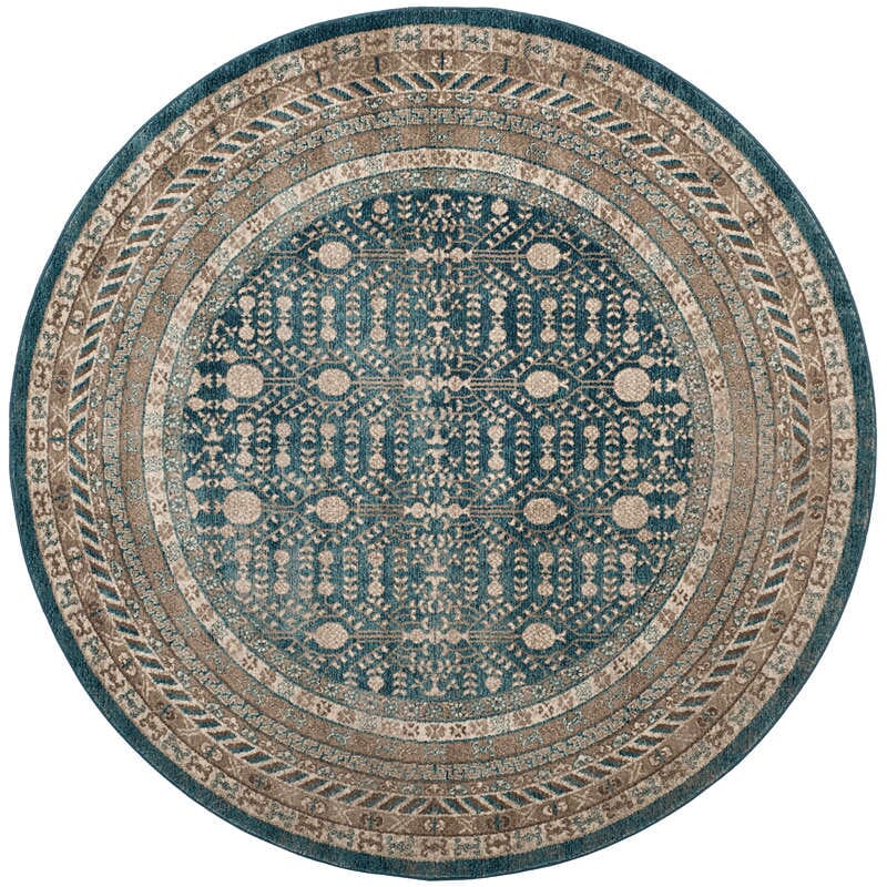 Safavieh Sofia Sof376C Blue / Beige Rugs.