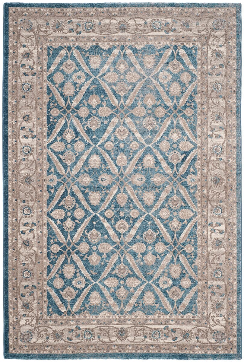 Safavieh Sofia Sof378C Blue / Beige Rugs.