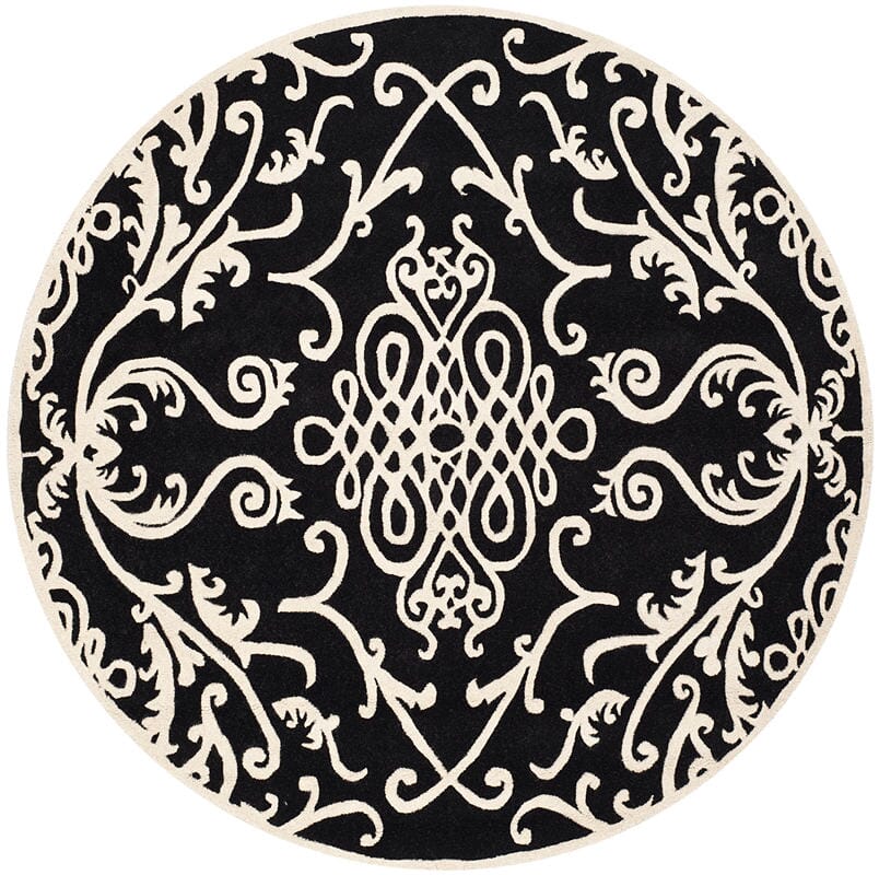 Safavieh Soho Soh120A Black / Ivory Rugs.
