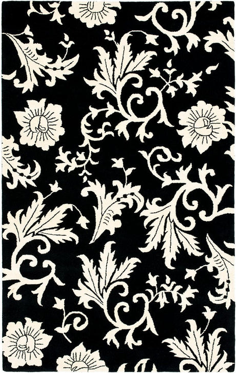 Safavieh Soho Soh212A Black / Ivory Rugs.