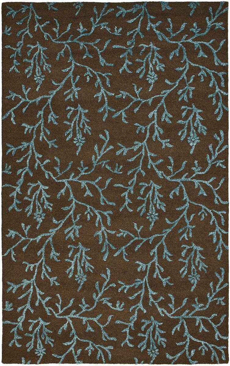 Safavieh Soho Soh214B Brown / Light Blue Rugs.