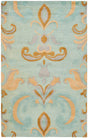 Safavieh Soho Soh215A Light Blue / Multi Rugs.